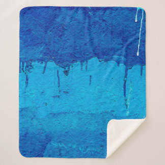 Painted textured and decorativeabstract, architect sherpa blanket