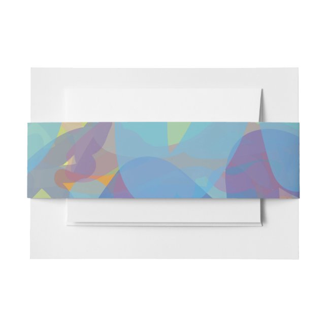 PAINTED TORAH Bar Bat Mitzvah Envelope Wrap Band Invitation Belly Band (Front Example)