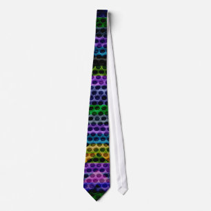 Painted Trendy Chevron Hole Tie