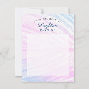 Painted Tropical Leaf Card