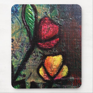 Painted Tulips Mouse Pad