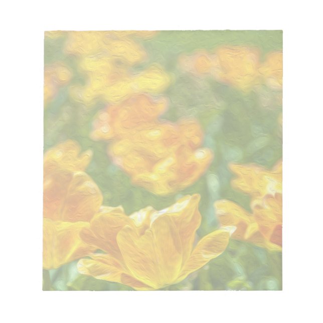 Painted Tulips Notepad (Front)