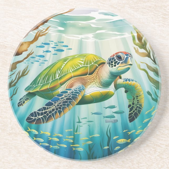 Painted Turtle Coaster (Front)