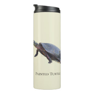 Painted Turtle Photo Thermal Tumbler
