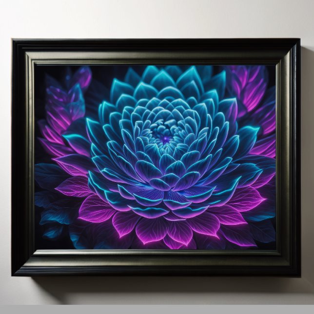 Painted Upclose Flower 5:4 Poster (Creator Uploaded)