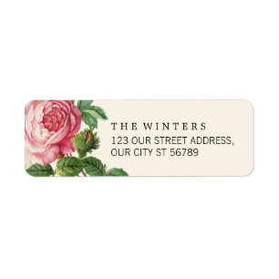 Painted Vintage Rose Boho Wedding