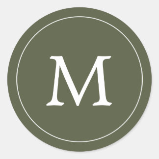 Painted Vintage Rose Boho Wedding Classic Round Sticker