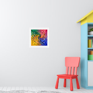 Painted Vortex Poster