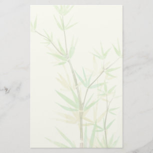 Painted watercolor card with wild stylised