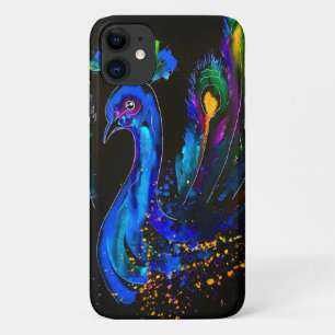 Painted Whimsical Peacock Case-Mate iPhone Case