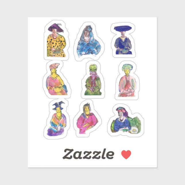 Painted women (Sheet)