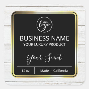Painted Wood White Candle Labels