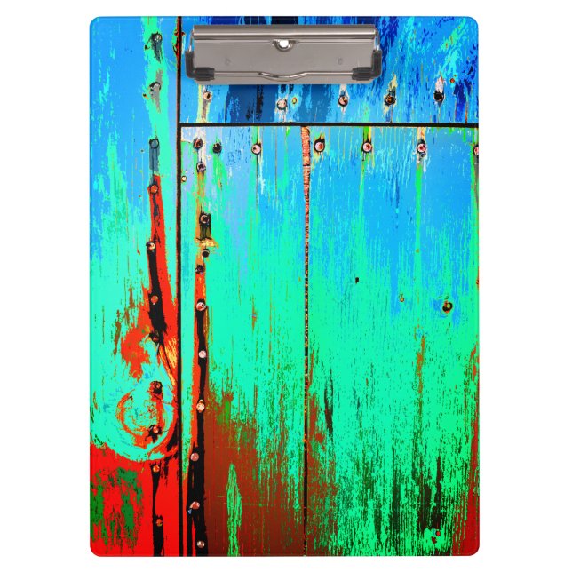 Painted Wooden Board Clipboard (Front)
