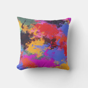 Painted Zebra Cushion