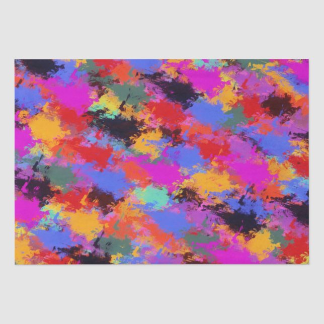 Painted Zebra Tissue Paper (Front)