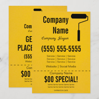 Painter 5x7 Flyer Invitation
