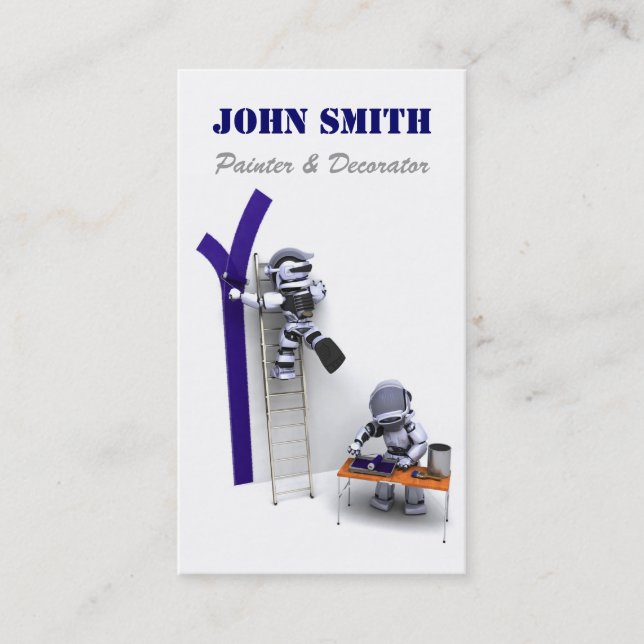Painter and Decorator Business Card (Front)