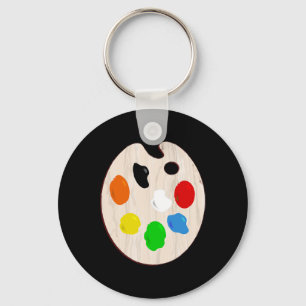 Painter Artist Paint Palette Halloween Costume  Key Ring