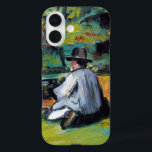 Painter at Work by Paul Cezanne, Vintage Fine Art iPhone 16 Case<br><div class="desc">A Painter at Work (1875) by Paul Cezanne is a vintage post impressionism fine art portrait painting. An artist is sitting in a meadow painting a picture en plein air, or in the open air. About the artist: Paul Cézanne (1839-1906) was a Post Impressionist painter whose work laid the foundations...</div>