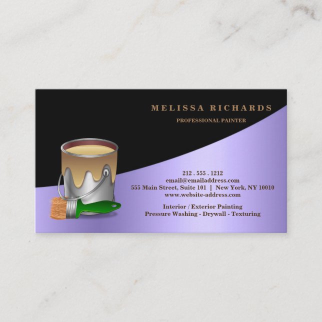Painter Business Card (Front)