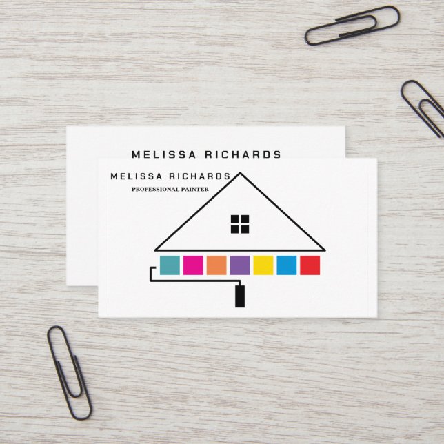 Painter Business Card (Front/Back In Situ)