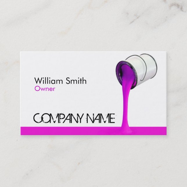 Painter Business Card (Front)