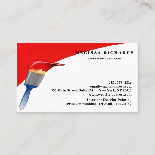 Painter Business Card (Front)