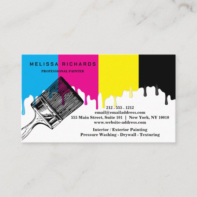Painter Business Card (Front)