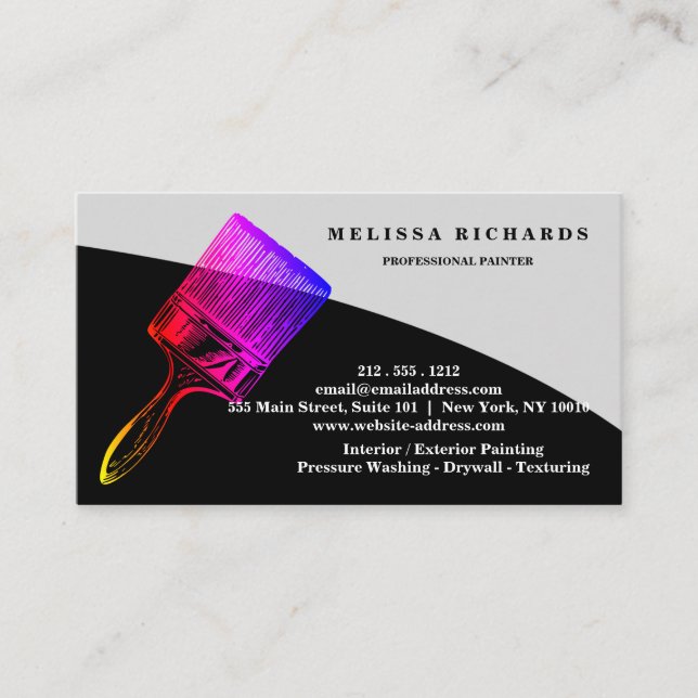 Painter Business Card (Front)