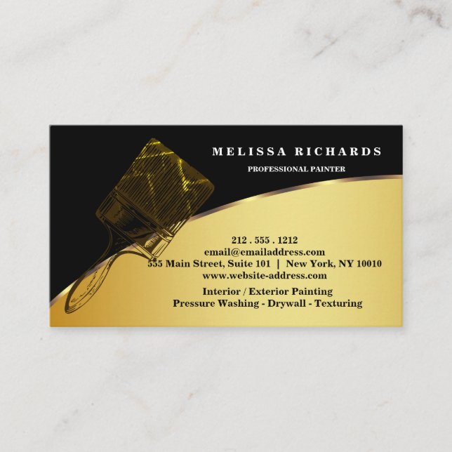 Painter Business Card (Front)