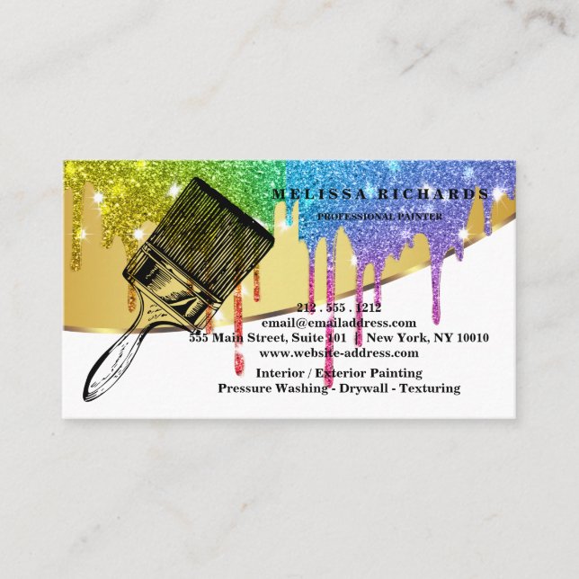 Painter Business Card (Front)