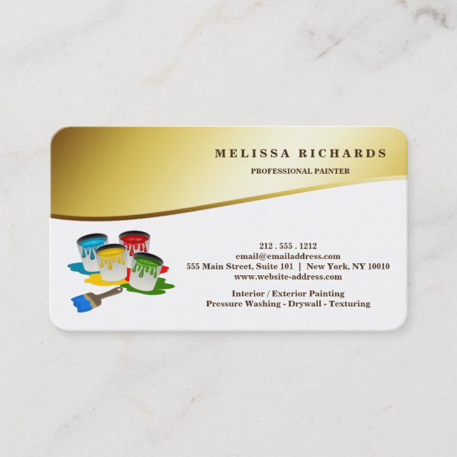 Painter Business Card (Front)