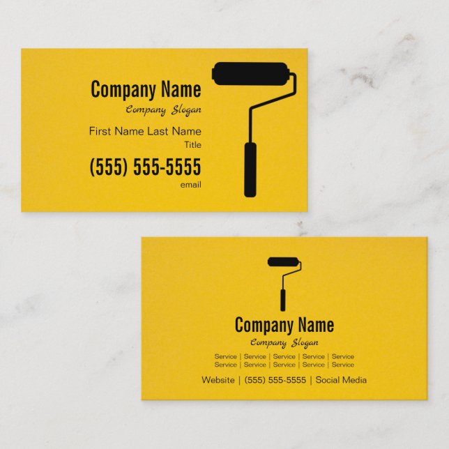 Painter Business Card (Front/Back)