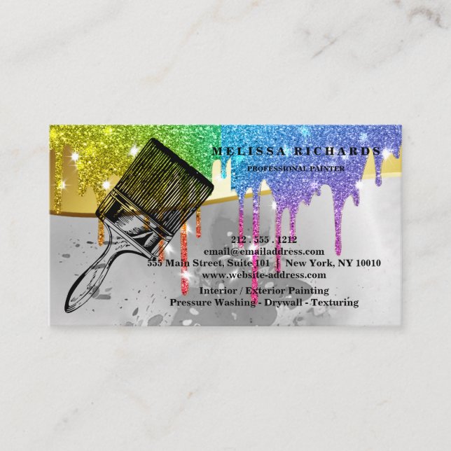 Painter Business Card (Front)