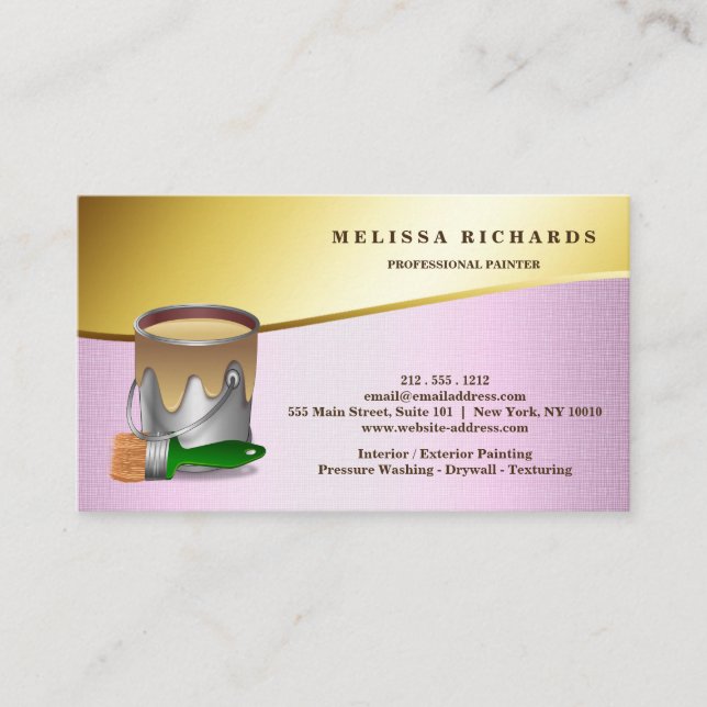 Painter Business Card (Front)
