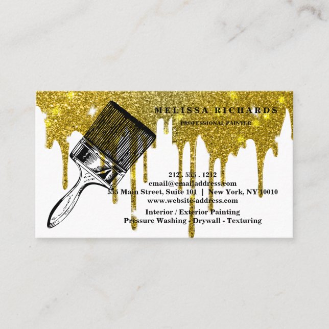 Painter Business Card (Front)
