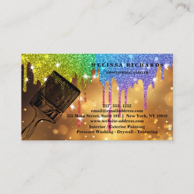 Painter Business Card (Front)