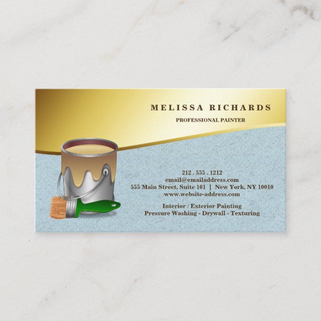Painter Business Card (Front)