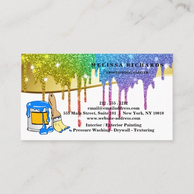 Painter Business Card (Front)