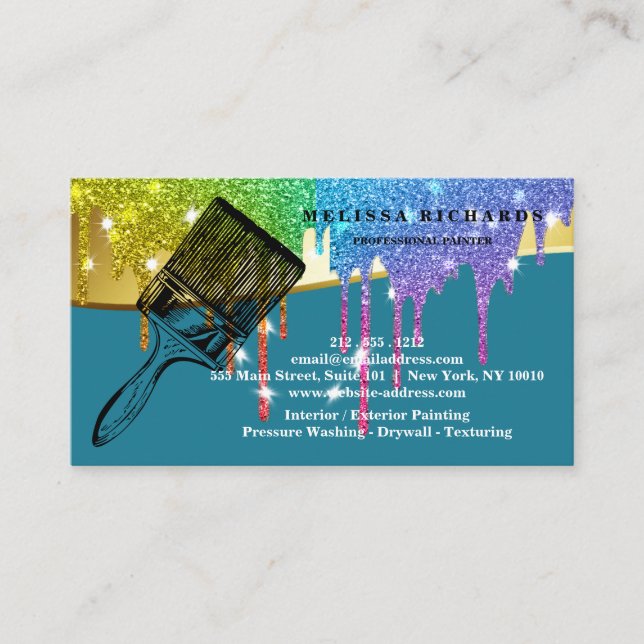 Painter Business Card (Front)