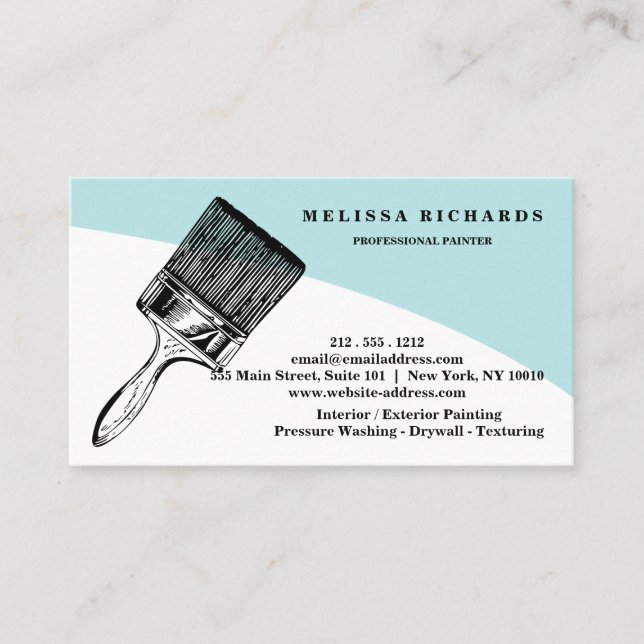 Painter Business Card (Front)