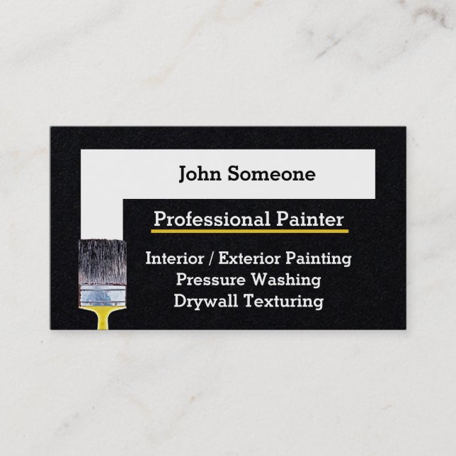 Painter Business Card (Front)