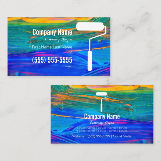 Painter Business Card (Front/Back)