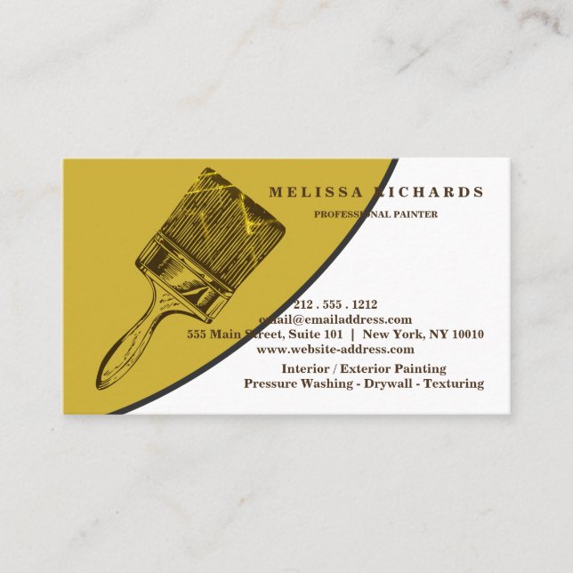 Painter Business Card (Front)