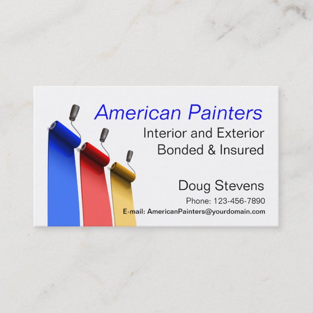 Painter Business Card (Front)