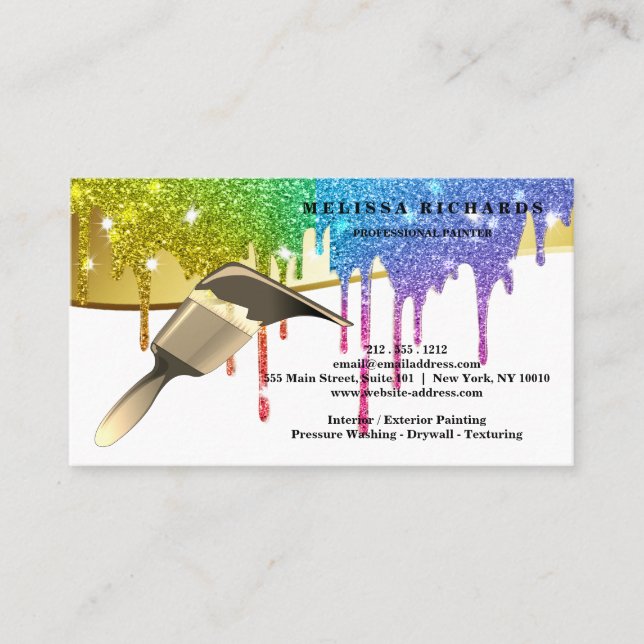 Painter Business Card (Front)