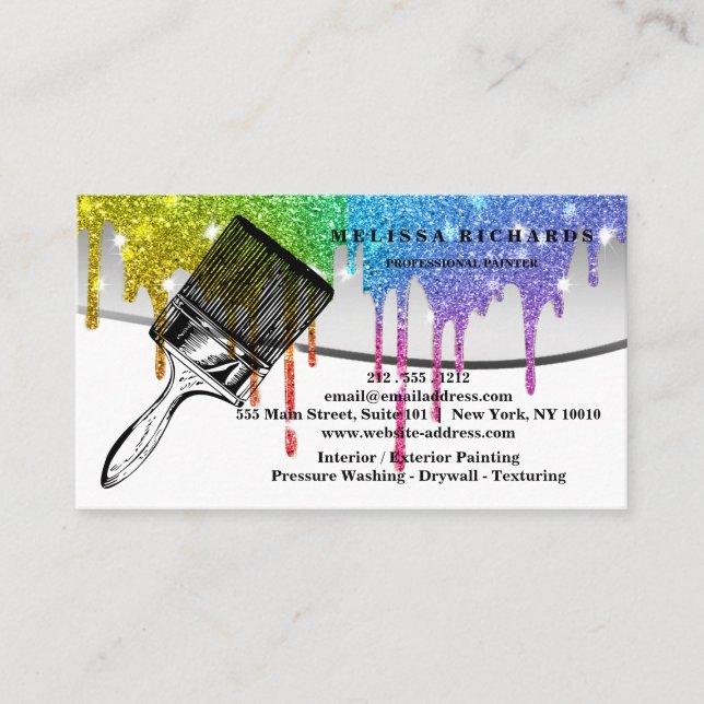 Painter Business Card (Front)