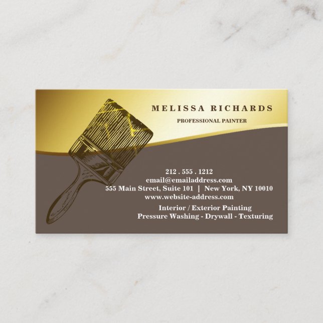 Painter Business Card (Front)
