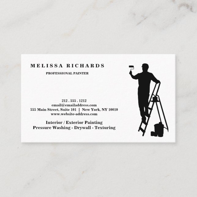 Painter Business Card (Front)