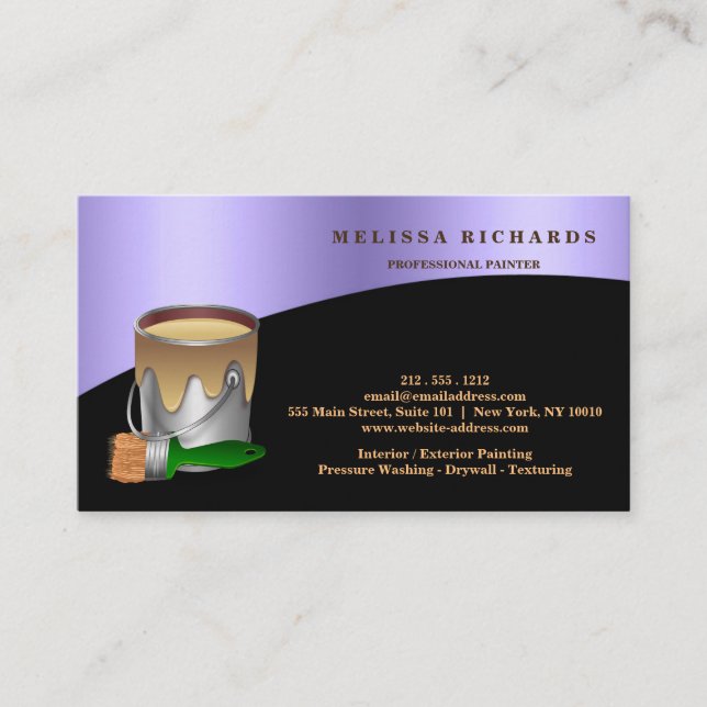 Painter Business Card (Front)